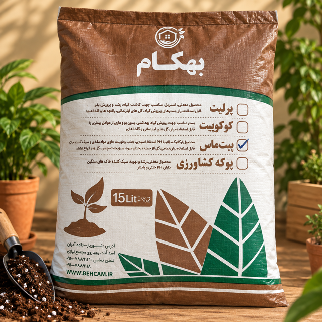 پيت ماس 15 ليتري بهکام
